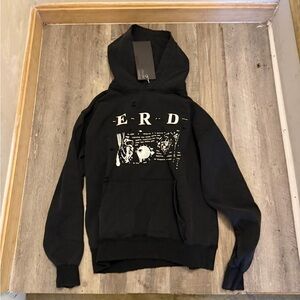 ERD Black Graphic Men's Hoodie